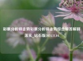 彩票分析师走势彩票分析师走势综合解答解释落实_钻石版2024.11.04