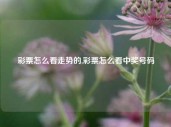 彩票怎么看走势的,彩票怎么看中奖号码