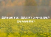 指数增强反不强？指数反弹了 为何半数指增产品年内跑输基准？