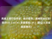 高盛上调行业评级，医疗服务、器械联袂拉涨！医疗ETF（512170）放量摸高2.59%！超5亿元资金提前埋伏！