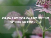 彩票单双走势教程彩票单双走势教程单双走势技巧特朗普版宣布胜选2024.11.02