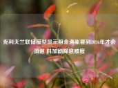 克利夫兰联储模型显示租金通胀要到2026年才会消退 料加剧降息难度