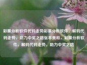 彩票分析软件代码走势彩票分析软件，解码代码走势，助力中奖之路张本美和，彩票分析软件，解码代码走势，助力中奖之路，彩票分析软件，解码代码走势，助力中奖之旅的利器