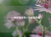 114期彩票走势,11开奖走势图