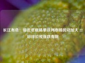 长江有色：临近年底场单谈判市场扰动加大 22日锌价或涨跌有限