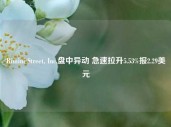 Rimini Street, Inc.盘中异动 急速拉升5.53%报2.29美元