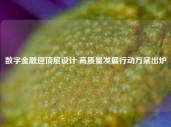 数字金融迎顶层设计 高质量发展行动方案出炉