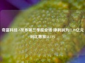 奇富科技-S发布第三季度业绩 净利润为17.99亿元同比增加58.11%