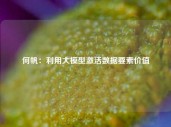 何帆：利用大模型激活数据要素价值