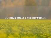 CACI国际盘中异动 下午盘股价大跌5.04%