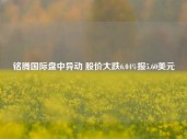 铭腾国际盘中异动 股价大跌6.04%报5.60美元