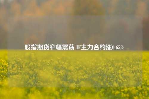 股指期货窄幅震荡 IF主力合约涨0.65%