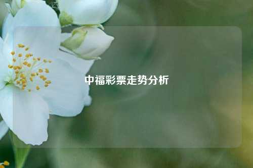 中福彩票走势分析