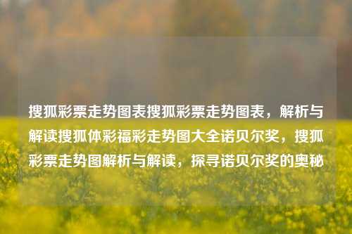 搜狐彩票走势图表搜狐彩票走势图表，解析与解读搜狐体彩福彩走势图大全诺贝尔奖，搜狐彩票走势图解析与解读，探寻诺贝尔奖的奥秘