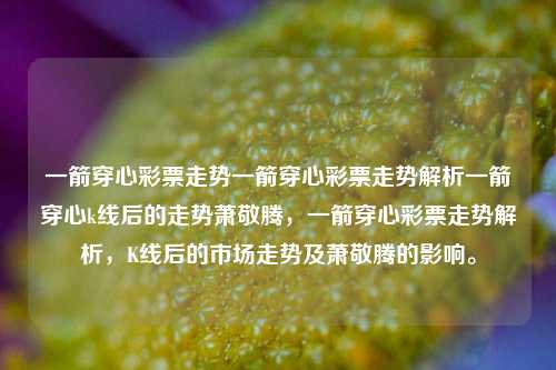 一箭穿心彩票走势一箭穿心彩票走势解析一箭穿心k线后的走势萧敬腾，一箭穿心彩票走势解析，K线后的市场走势及萧敬腾的影响。