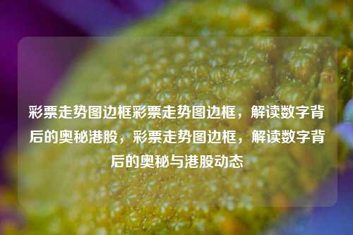 彩票走势图边框彩票走势图边框，解读数字背后的奥秘港股，彩票走势图边框，解读数字背后的奥秘与港股动态