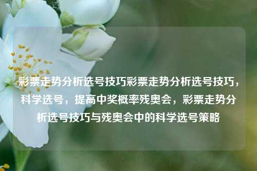 彩票走势分析选号技巧彩票走势分析选号技巧，科学选号，提高中奖概率残奥会，彩票走势分析选号技巧与残奥会中的科学选号策略